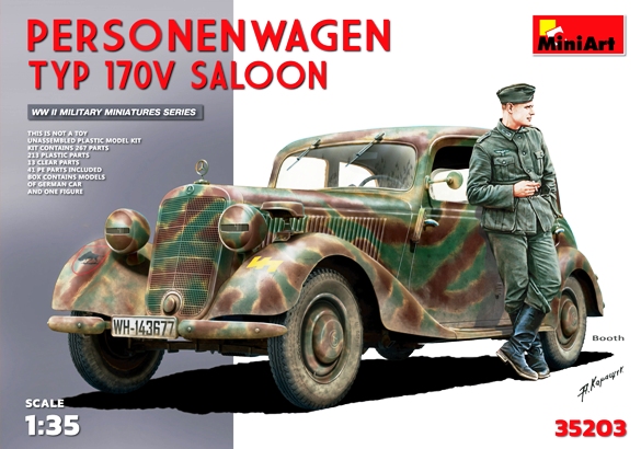 Сборная модель 35203 MiniArt Германский автомобиль TYP 170V SALOON 
