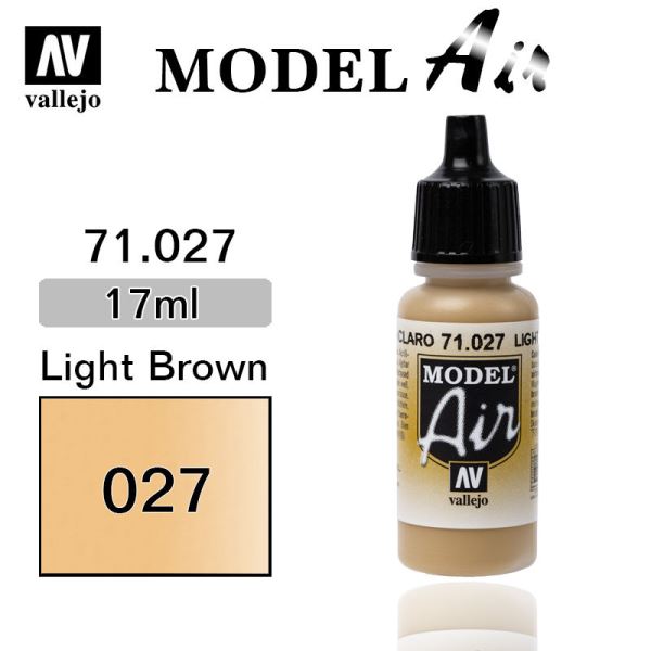 V-71027 Vallejo Краска Model Air Светло-коричневая 17 мл