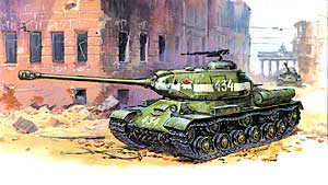 3524ПН Звезда Подарочный набор Советский танк ИС-2 Масштаб 1/35