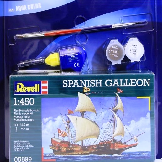 65899 Revell Подарочный набор Испанский галеон Масштаб 1/450