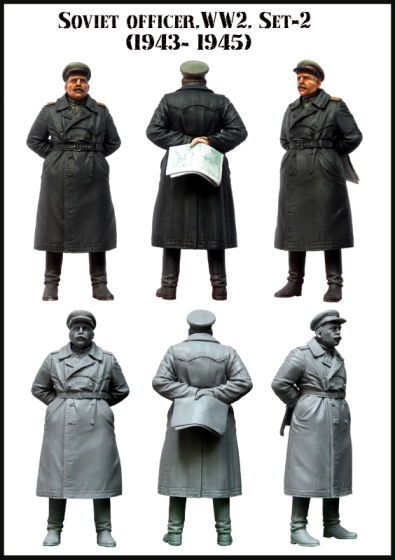 EM35083 Evolution Miniatures Советский офицер (1943-45гг) Масштаб 1/35