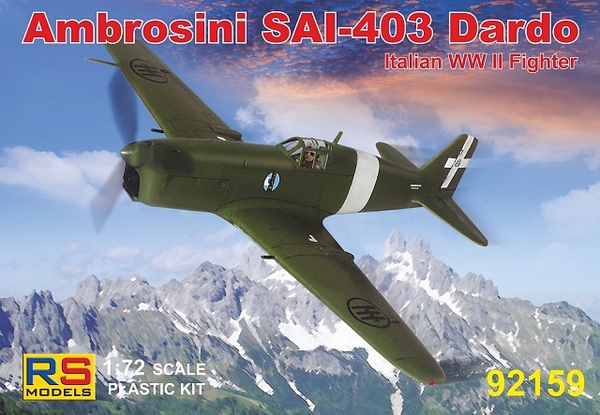 92159 RS Models Самолет Ambrosini SAI 403 1/72