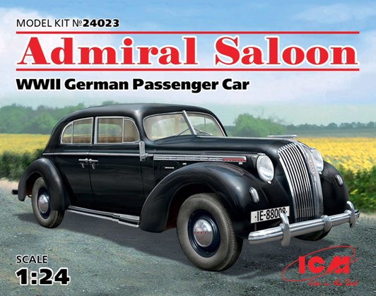 24023 ICM Германский автомобиль Admiral Saloon Масштаб 1/24