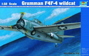 02223 Trumpeter Самолет Grumman F4F-4 Wildcat 1/32
