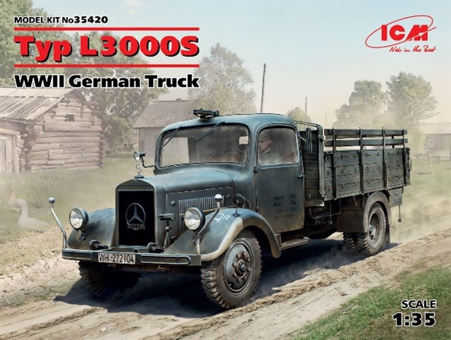Сборная модель 35420 ICM Германский грузовой автомобиль Typ L3000S 