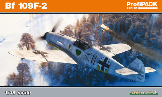 82115 Eduard Немецкий истребитель Bf 109F-2 (ProfiPACK) Масштаб 1/48