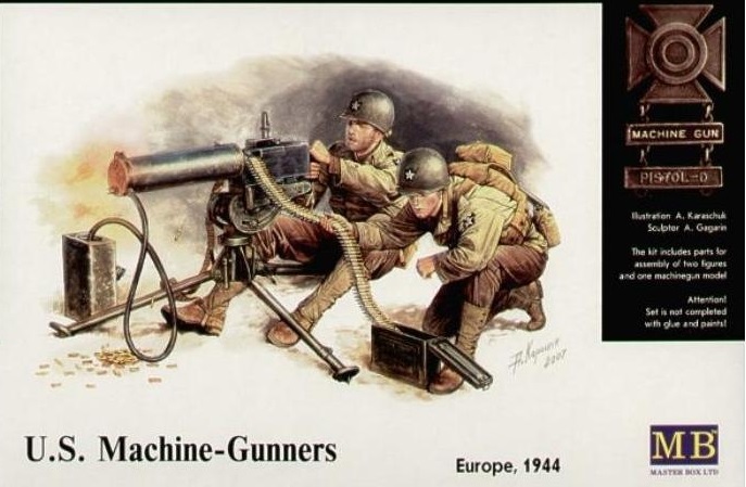 3519 Master Box Американские пулеметчики, 1944 1/35
