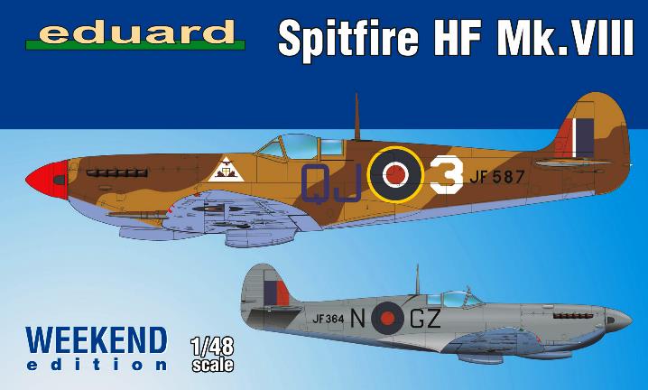 84132 Eduard Британский истребитель Spitfire HF Mk. VIII (Weekend) 1/48
