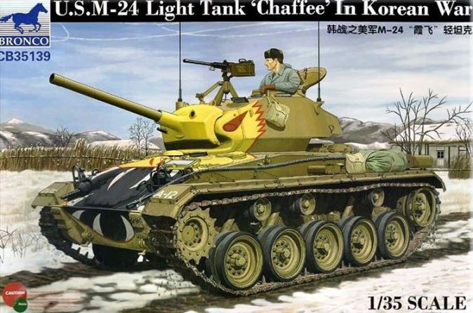 CB35139 Bronco Models Танк M-24 Chaffee Light Tank (Война в Корее) 1/35