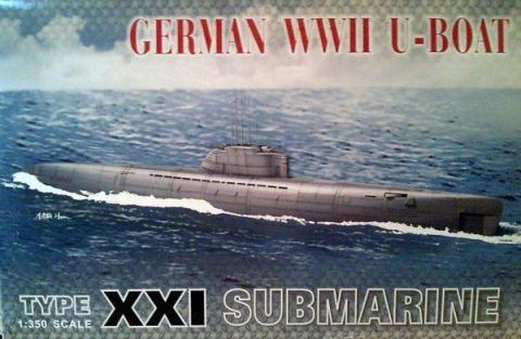 SE73501 AFV-Club Германская подводная лодка U-Boat Type XXI 1/350
