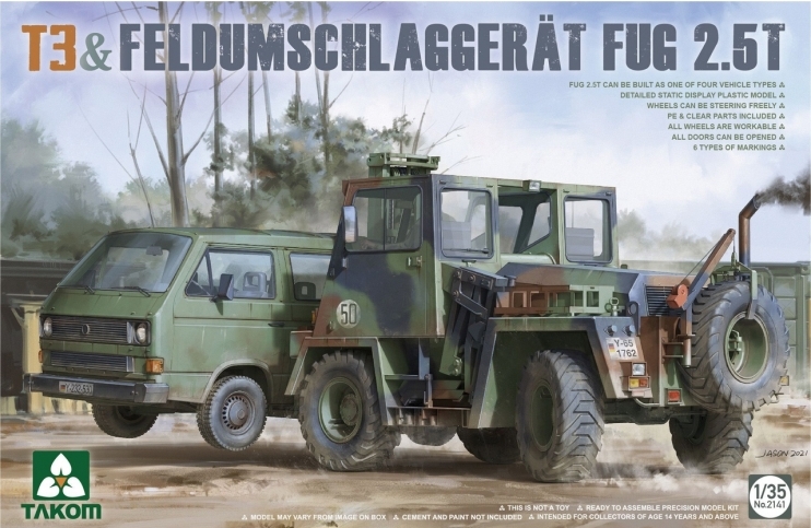 2141 Takom T3 & Feldumchlaggerat FUG 2.5t 1/35