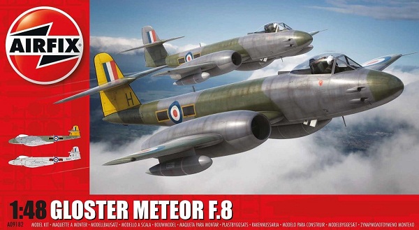 A09182 Airfix Самолет Gloster Meteor F.8  Масштаб 1/48