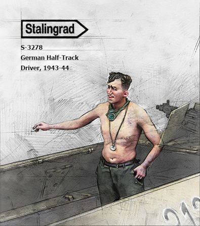 3278 Stalingrad Водитель бронетранспортера (1943-44гг) 1/35