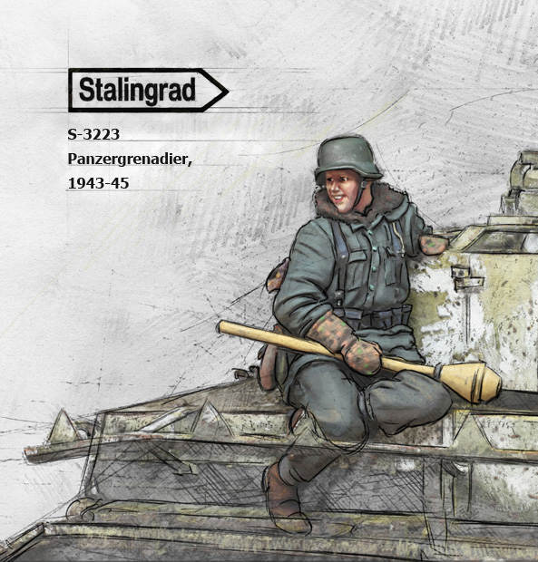 3223 Stalingrad Германский панцергренадер (1944-45гг) 1/35