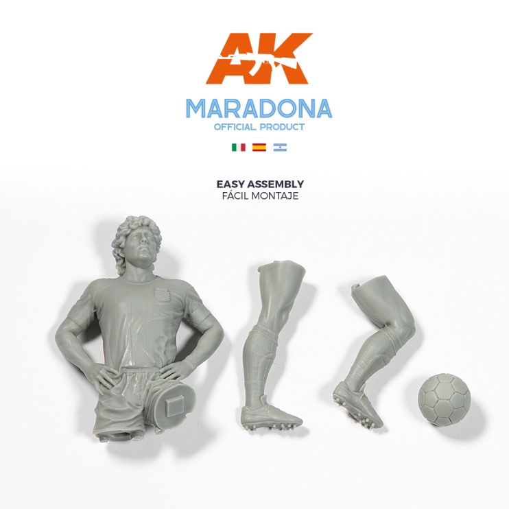 AK0010 AK Interactive Фигура Диего Марадоны (высота 90мм)