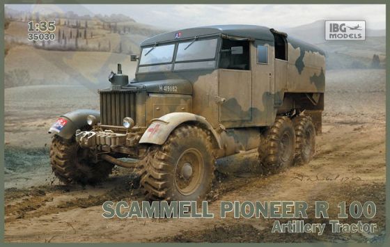  Сборная модель 35050 IBG Models Scammell Pioneer R100 Artillery Tractor  