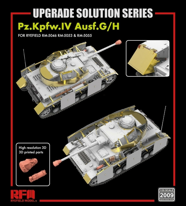 2009 RFM Дополнения для 5053 & 5055 Pz.IV Ausf.G/H 1/35