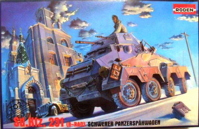 702 Roden Германский бронетранспортер Sd.Kfz.231 (8-RAD) 1/72