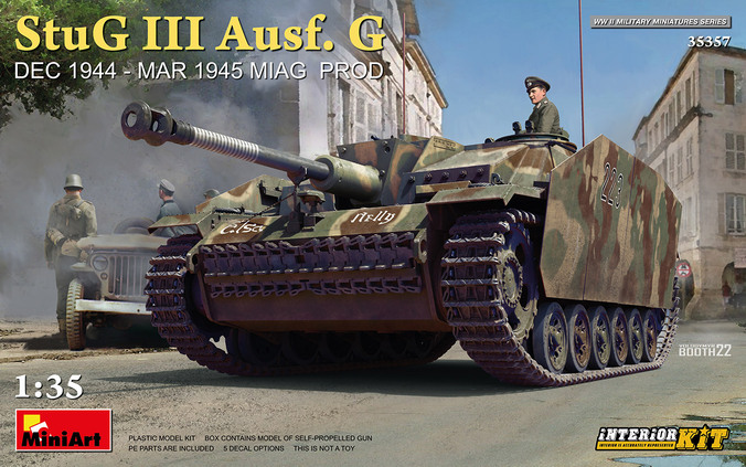35357 MiniArt StuG III Ausf. G Dec 1944 - Mar 1945 Miag Prod (с интерьером) 1/35