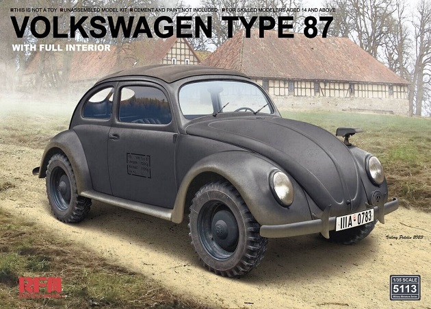 5113 RFM Германский автомобиль Volkswagen Type 87 (с интерьером) 1/35