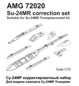 AMG72020 Amigo Models Набор для коррекции модели Су-24МР 1/72