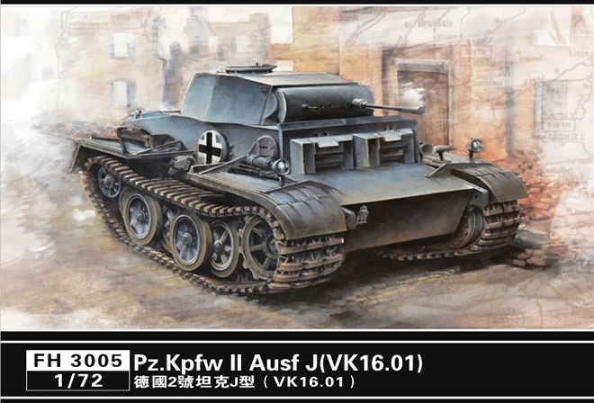 Сборная модель  3005 FlyHawk Танк PzKpfw. II Ausf. J 