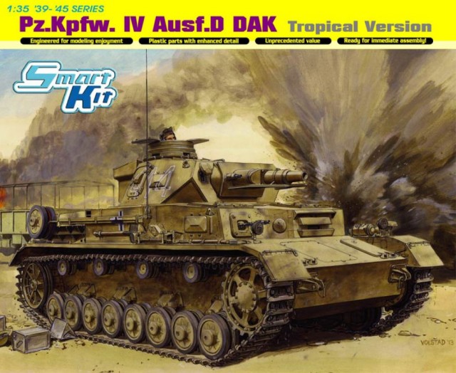 Сборная модель 6779 Dragon Танк Pz.Kpfw.IV Ausf.D (Африканский корпус)