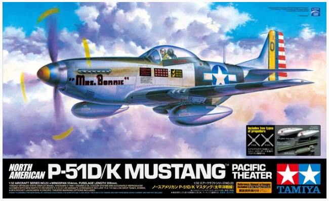 60323 Tamiya Самолет P-51D/K Mustang 1/32