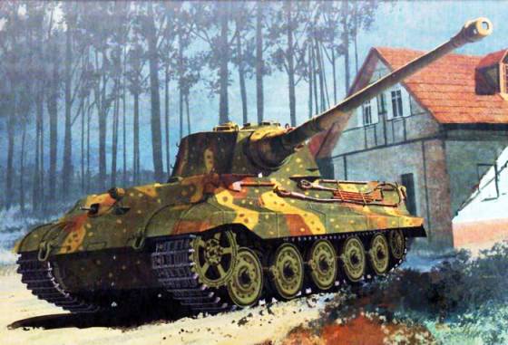 Сборная модель 6209 Dragon Танк Sd.Kfz.182 Королевский тигр (башня Хеншеля, последняя версия)