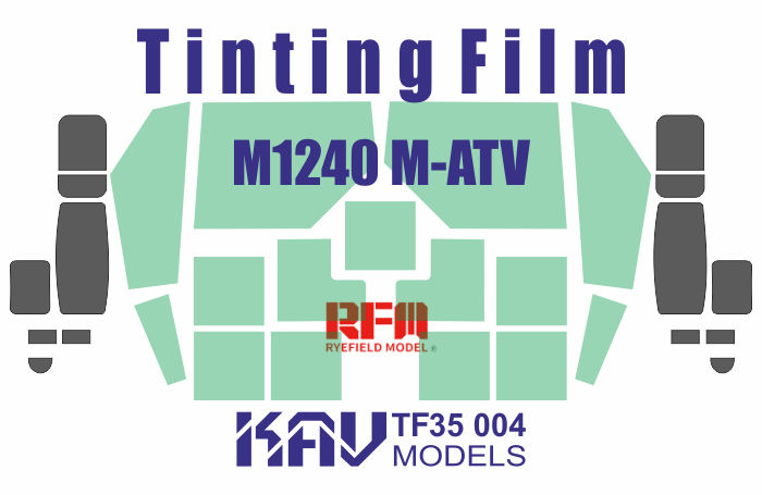 TF35004 KAV Models Тонировочная пленка М1240 M-ATV (RFM) 1/35