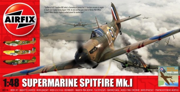 Сборная модель 5126 Airfix Самолет Supermarine Spitfire Mk.I 