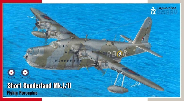 72438 Special Hobby Самолёт Short Sunderland Mk.I/II ‘The Flying Porcupine’ 1/72