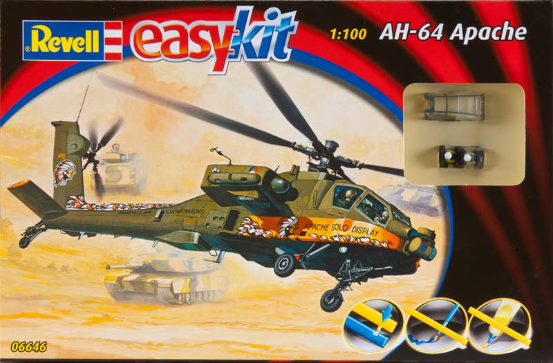 06646 Revell Сборка Боевой Вертолет AH-64 Apache