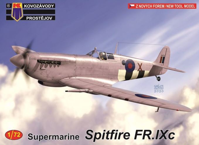 0176 Kovozavody Prostejov Самолёт Spitfire FR.Ixc 1/72