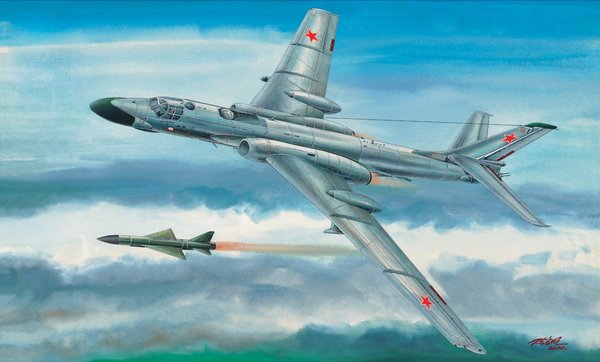  Сборная модель 207271 Моделист Стратегический бомбардировщик Ту-16К-10 