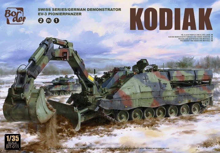 BT-011 Border Model Немецкая БРЭМ Kodiak (2 в 1) 1/35