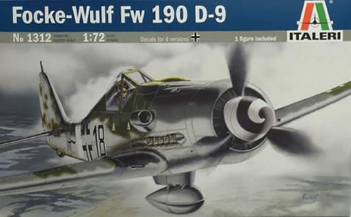 Сборная модель 1312 Italeri Самолет Focke-Wulf  Fw 190D-9 