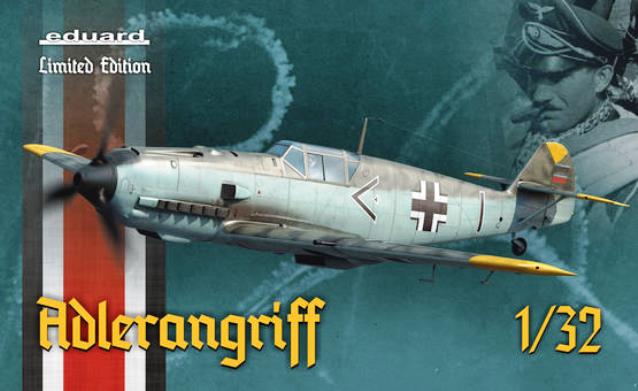 11107 Eduard Самолет Bf 109E (ограниченная серия, Adlerangriff) 1/32