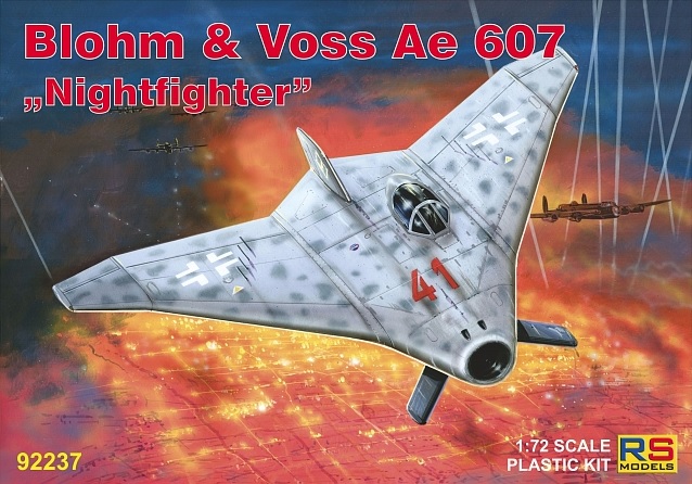 92237 RS Models Самолет Blohm & Voss Ae 607 '' Nightfighter'' 1/72