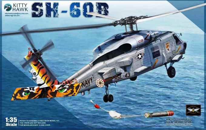 KH50009 Kitty Hawk Вертолет SH-60B "Sea Hawk" 1/35