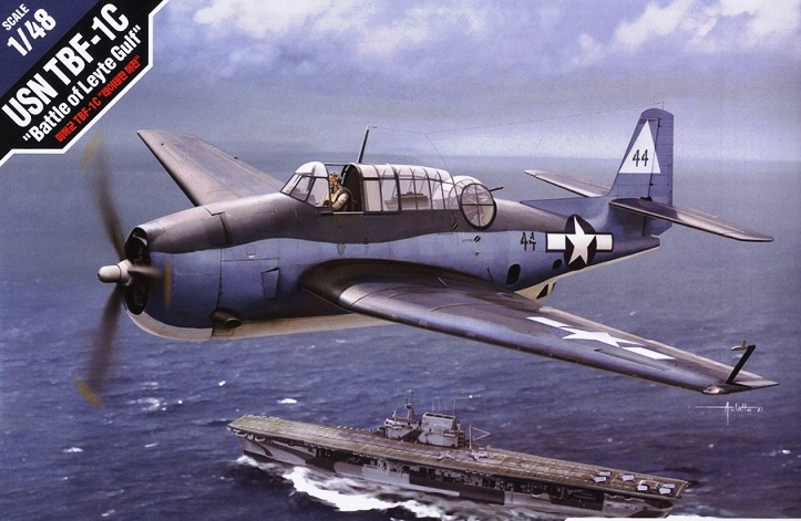 12340 Academy Самолет TBF-1C "Battle of Leyte Gulf" 1/48