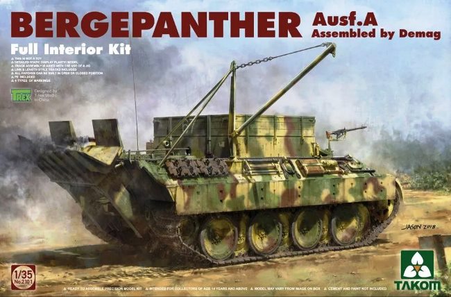 2101 Takom Bergepanther Ausf.A (Assebled by Demag) 1/35