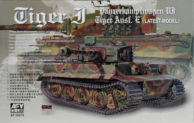 Сборная модель  35079 AFV-Clab Tiger Ausf.E (Latest model) 