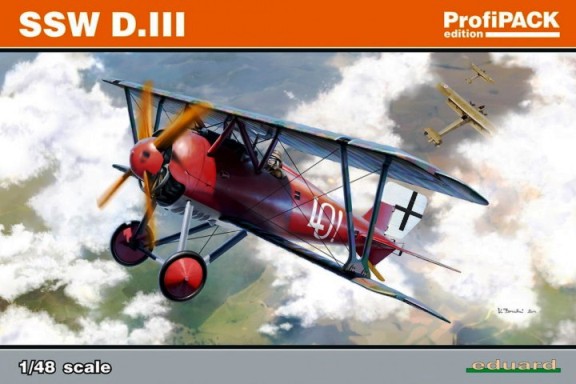 8256 Eduard Самолет-биплан SSW D.III ProfiPack Масштаб 1/48