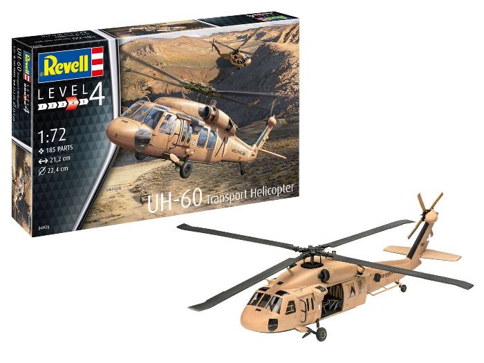 04976 Revell Американский многоцелевой вертолёт UH-60 1/72