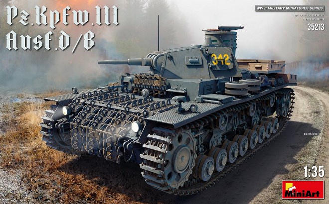 35213 MiniArt Танк Pz.Kpfw.III ausf.D/B 1/35