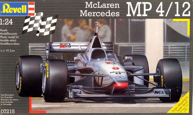 07215 Revell Автомобиль McLaren Mercedes MP 4/12  1/24
