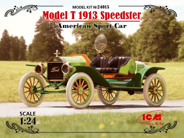 24015 ICM Американский спортивный автомибиль Ford Model T Speedster  1/24