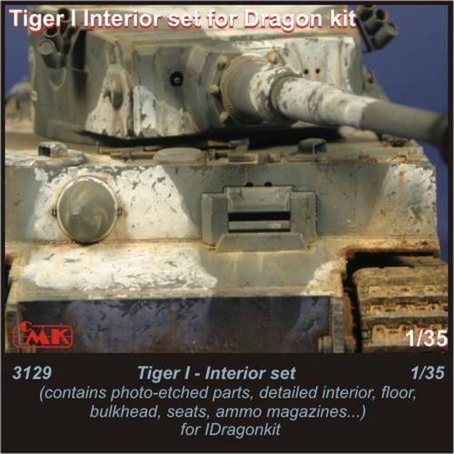 3129 CMK Tiger I - interior set for Dragon 1/35