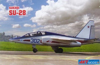 Сборная модель 7211 ART Model Самолет Су-28 